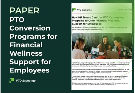 How HR Teams Can Use PTO Conversion Programs
